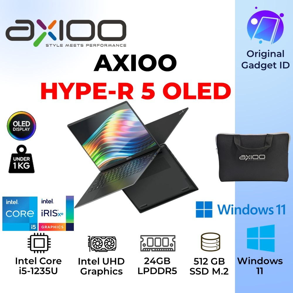 Jual AXIOO HYPE-R 5 | Intel Core i5 1235 | Ram 24GB LPDDR5 4800MHz ...
