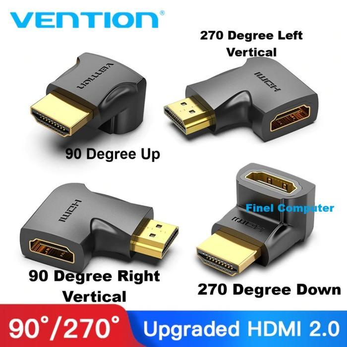 Goobay 51725 Haakse HDMI Adapter - 4K 60Hz - 270° Horizontaal - GOOBAY51725