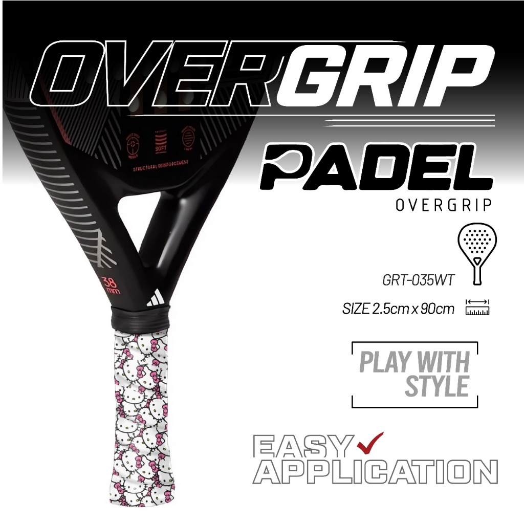 Jual Grip raket padel Hello Kitty Pattern / OVERGRIP racket / custom ...