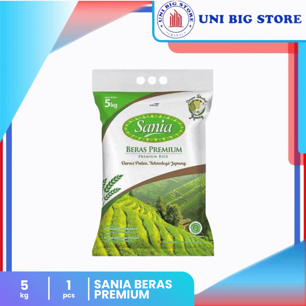 Jual Sania Beras Premium Rice 5 kg | Shopee Indonesia