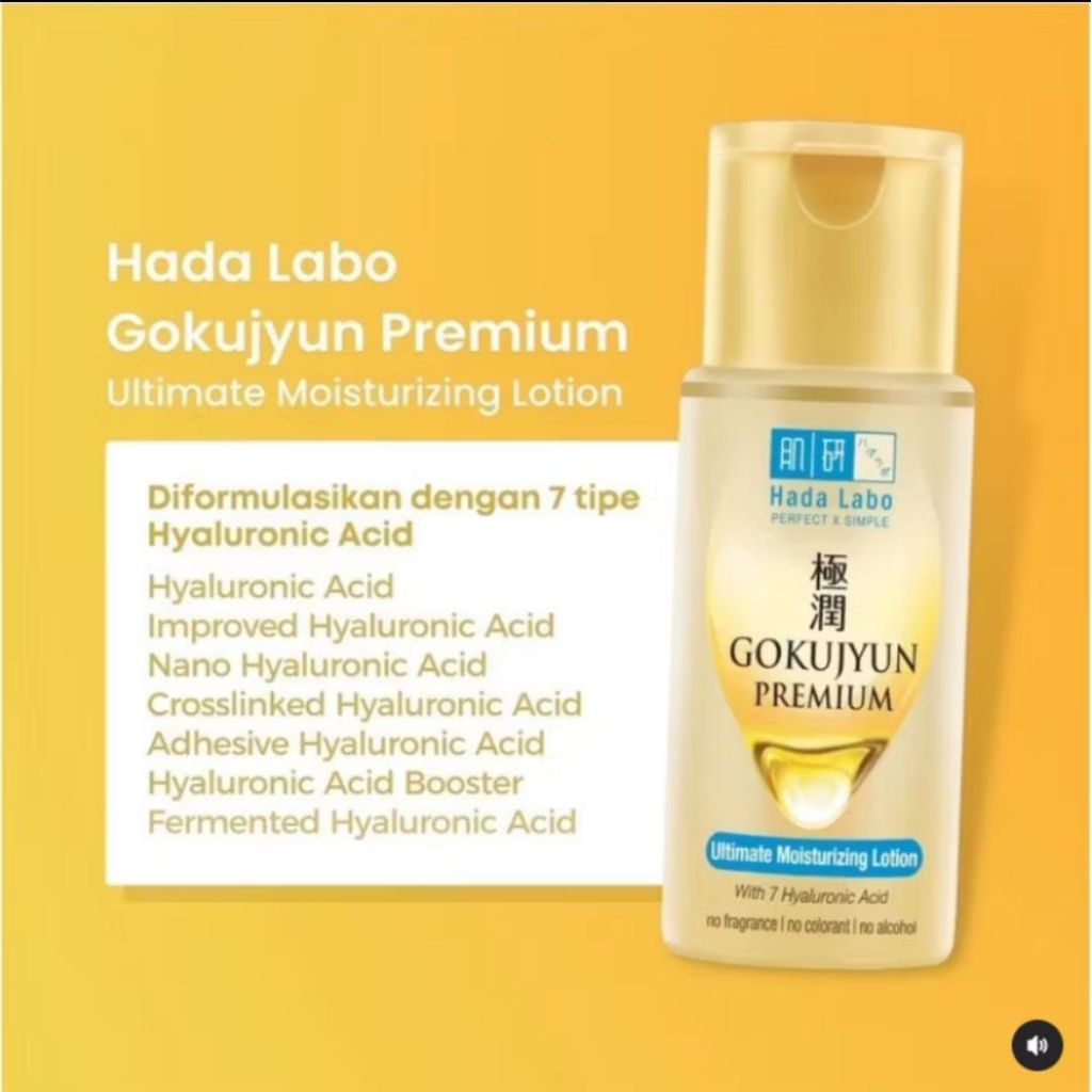 Jual Hada Labo Gokujyun PREMIUM Ultimate Moisturizing Lotion 100 ml ...