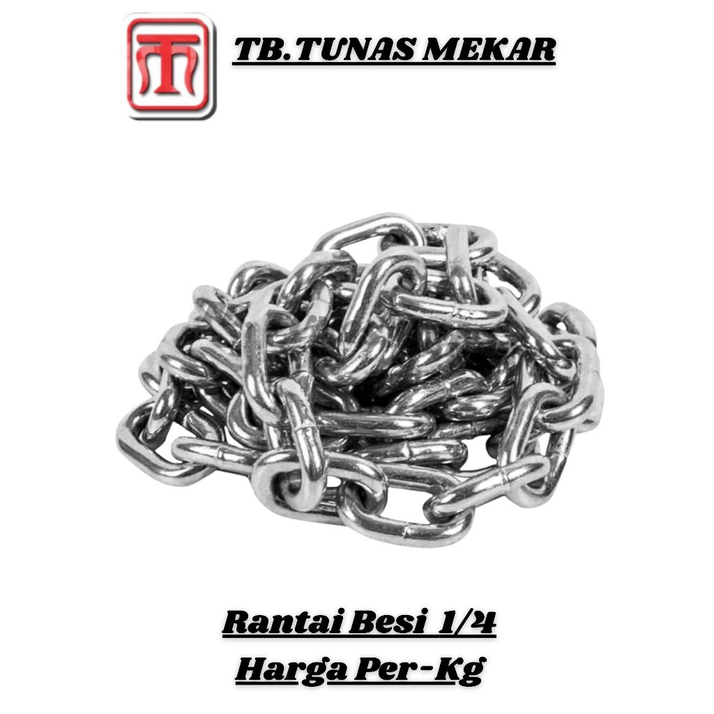 Jual Rantai Besi / Kapal Galvanized 10 mm ( 1/4 inch & 5/8 inchi ...