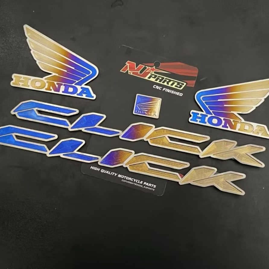 Jual Paket 3in1 Emblem Body Honda Vario Click Emblem Sayap Emblem ...