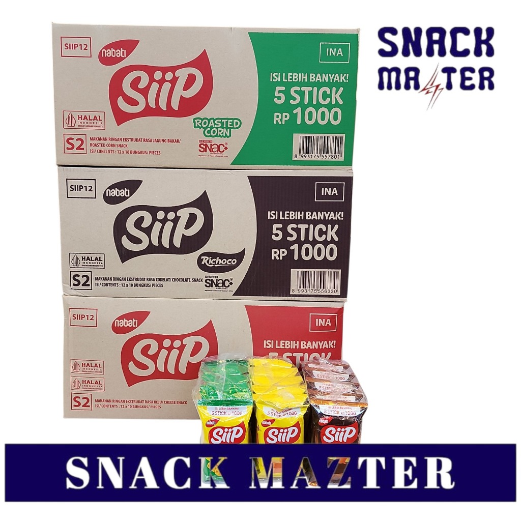 Jual Nabati Siip KARTON - Isi 12 Renceng ( Netto 10 Bks x 12 gr ...