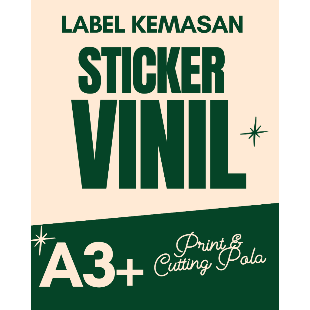 Jual CETAK STICKER VINIL A3+ BANJARMASIN | Shopee Indonesia