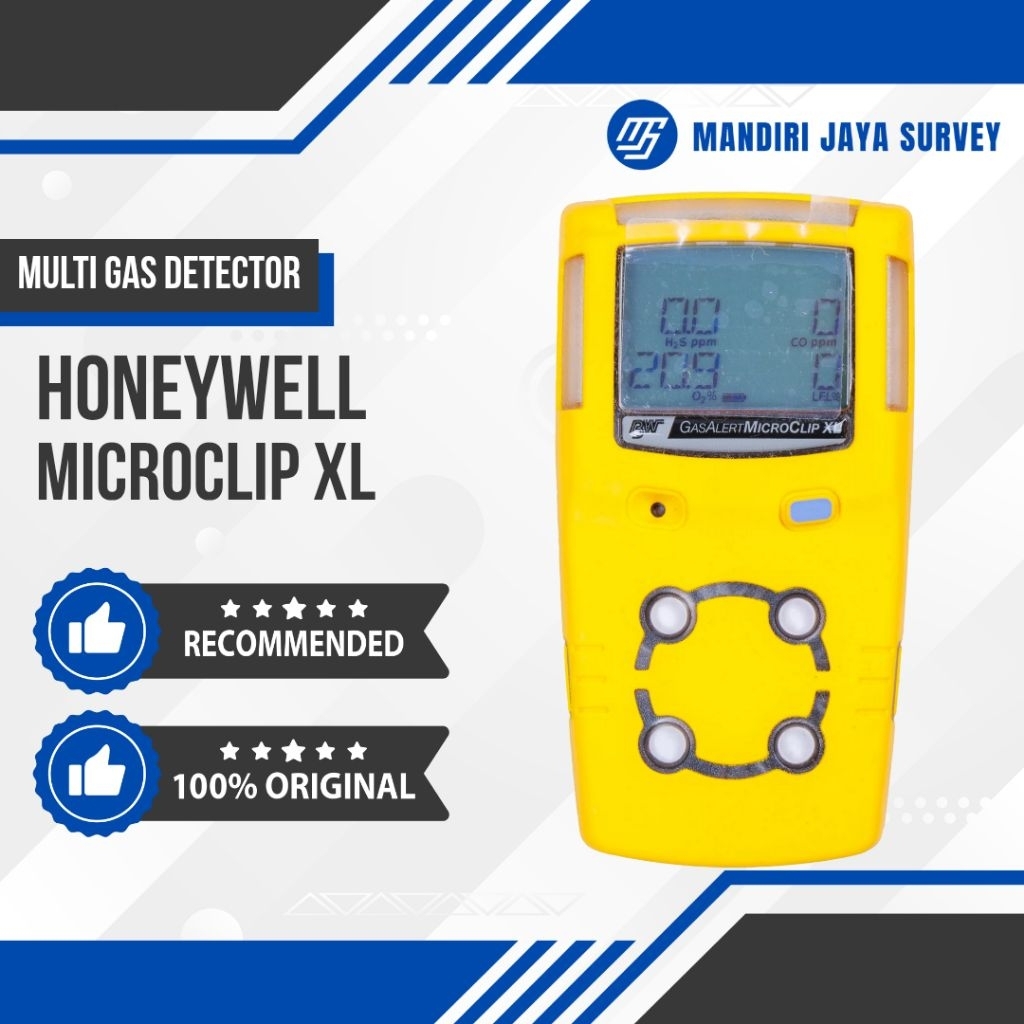 Jual BW Gas Detector BW Honeywell MicroClip XL Multi Gas Detector ...