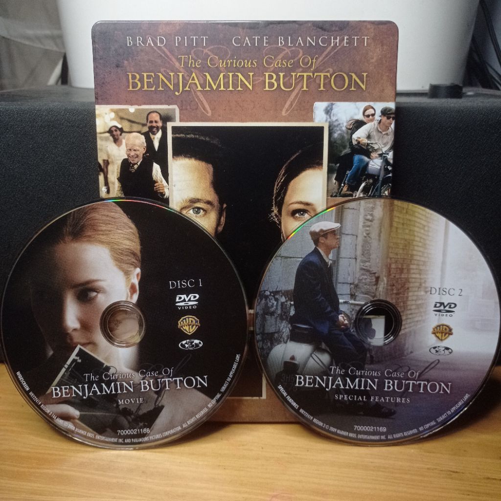 Jual DVD original steelbook the curious case of Benjamin Button teks ...