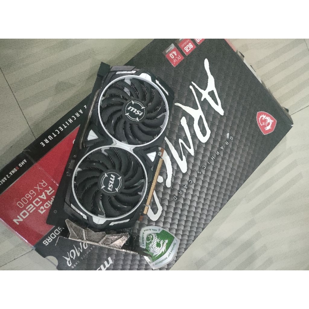 Jual Radeon RX 6600 Armor MSI 8GB GDDR6 | Shopee Indonesia