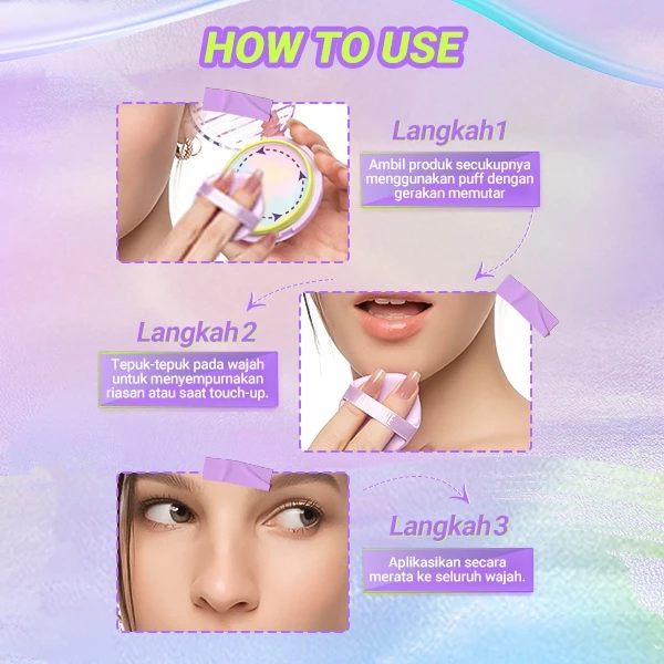 Dazzle Me Bedak Tabur HD Invisible untuk Kontrol Minyak dan Tahan Lama