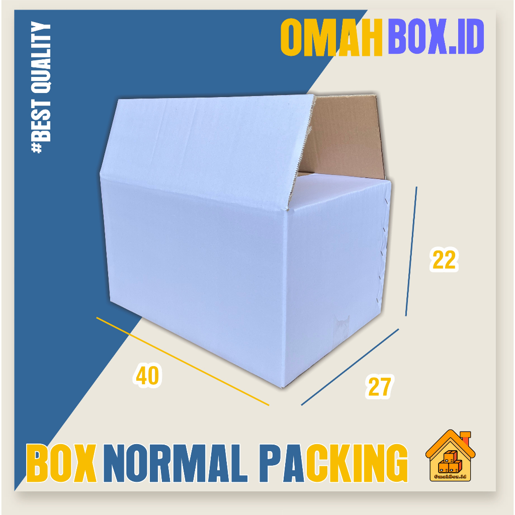 Jual Box Putih Polos | 40x27x22 cm /double wall tebal/boxbuah ...