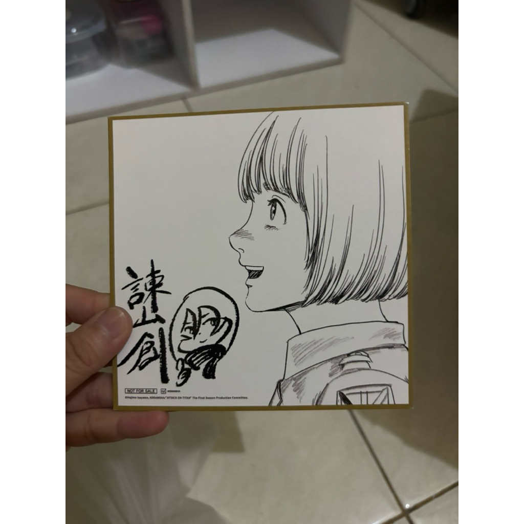 Jual OFFICIAL MERCHANDISE - Card Armin and Levi Attack On Titan ...