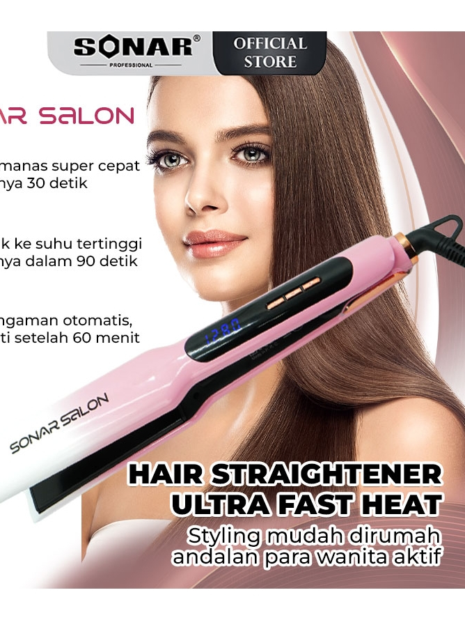 Jual Sonar SN 8094 Catokan Pelurus Rambut Profesional Two Colour Plat ...