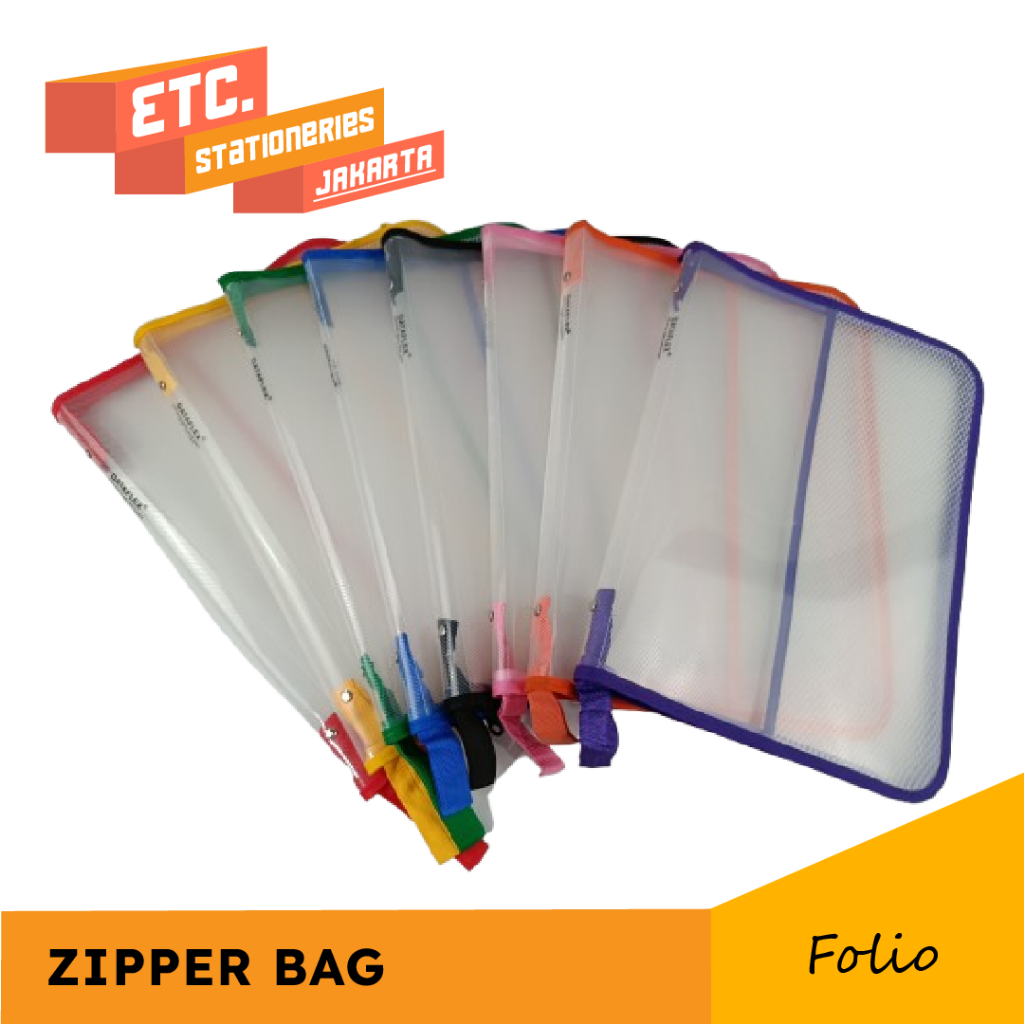 Jual Dataflex Zipper Bag Deluxe / Map Resleting [FOLIO] [1 PCS ...