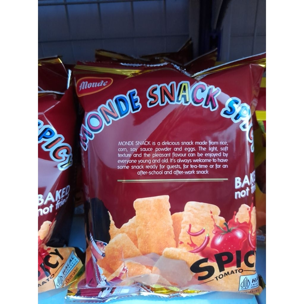 Jual Monde Snack rasa Pedas Tomat 60g | Shopee Indonesia