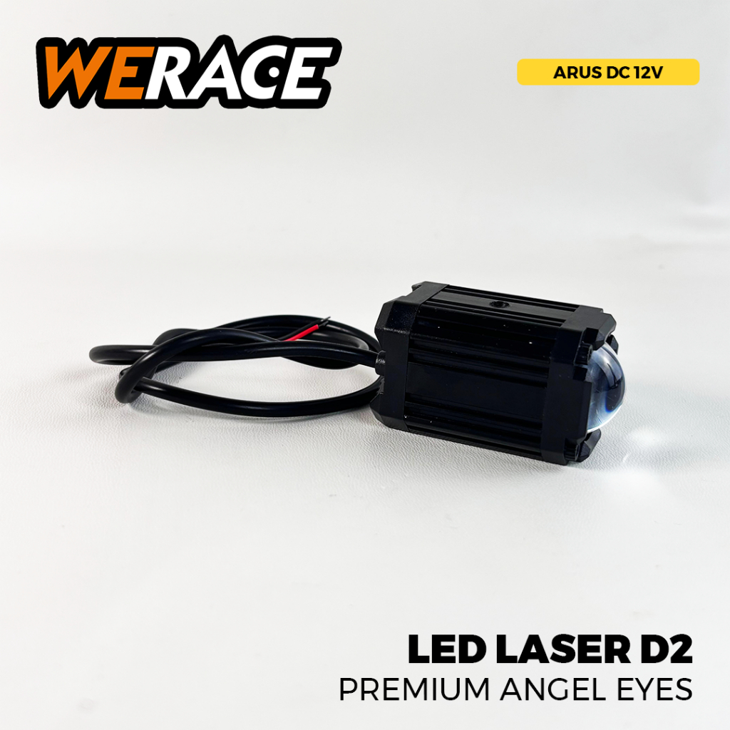 Jual WERACE LED Laser D2 Premium Angel Eyes Senja Belakang Lampu Sorot ...