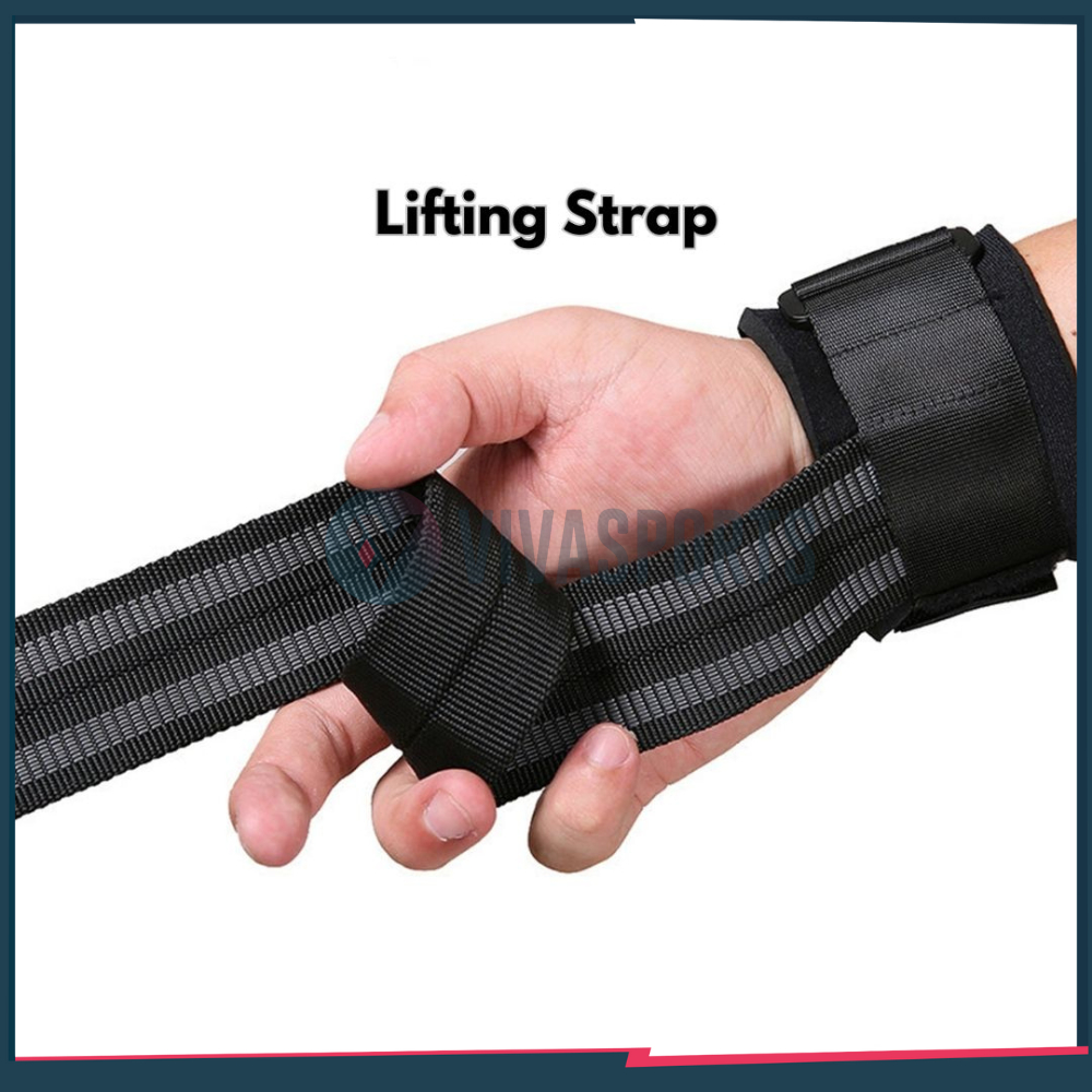 Jual VIVASPORTS - Lifting Strap Gym Support Strap Tangan Angkat Beban ...