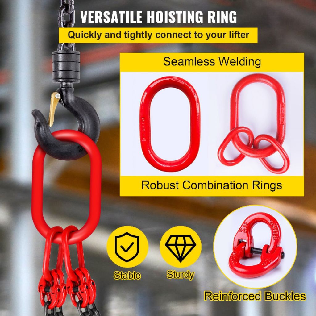 Jual DUTEC Load Chain / Leg Chain Sling / Sling Rantai 8Mili 2Ton 2kaki ...