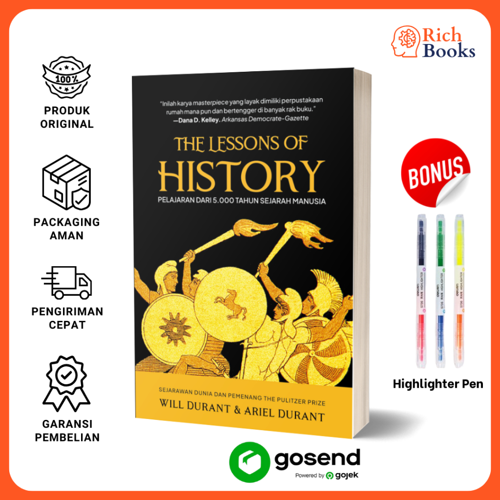 Jual Buku The Lessons of History - Will Durant & Ariel Durant | Shopee ...
