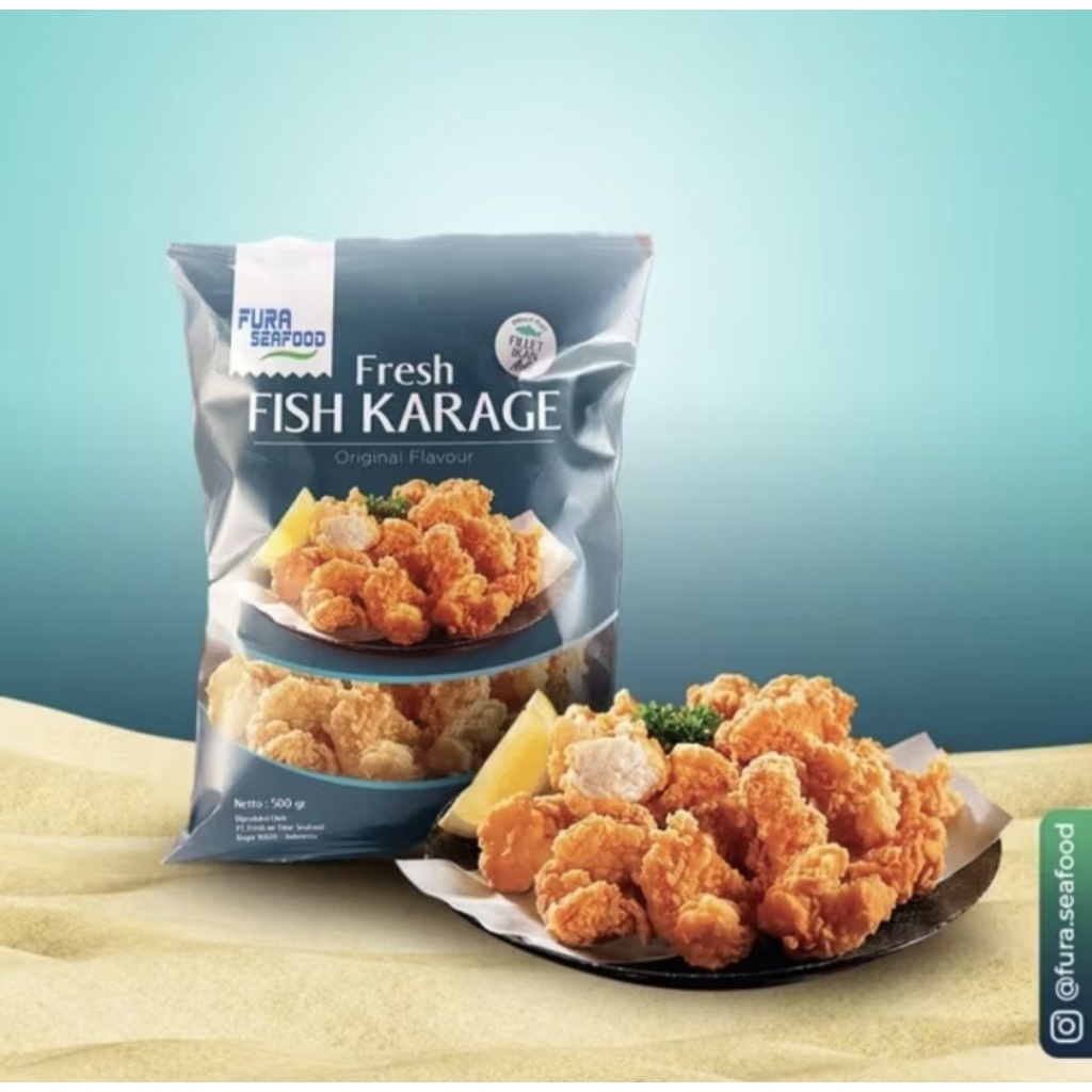 Jual Fish Karage Fura Seafood 500gr Karage Ikan Halal | Shopee Indonesia