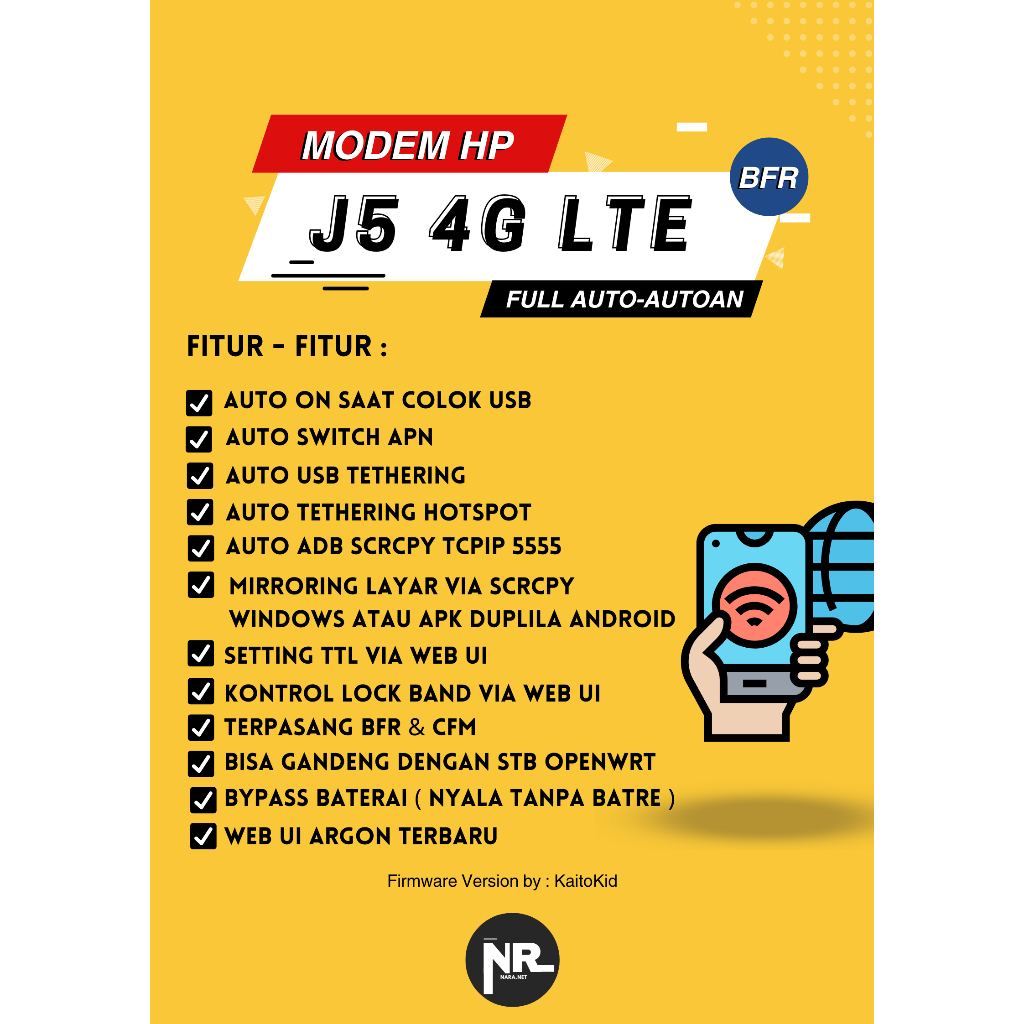 Jual MODEM HP J5 4G LTE OPEN WRT FULL AUTO ON BFR & CFM | Shopee Indonesia