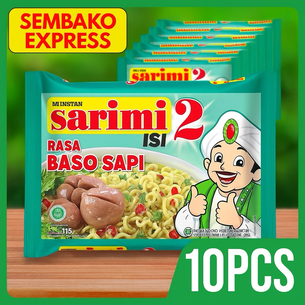 Jual Sarimi Isi 2 Mi Instan Rasa Baso Sapi - 10 Bungkus | Shopee Indonesia