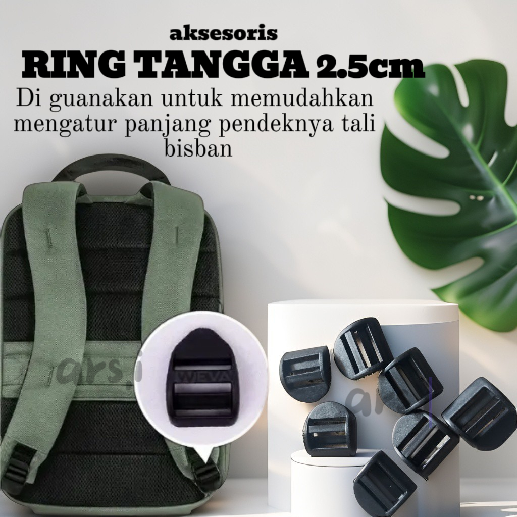 Jual Ring Tangga Tas Ransel 2,5cm Bahan Acetal | Shopee Indonesia