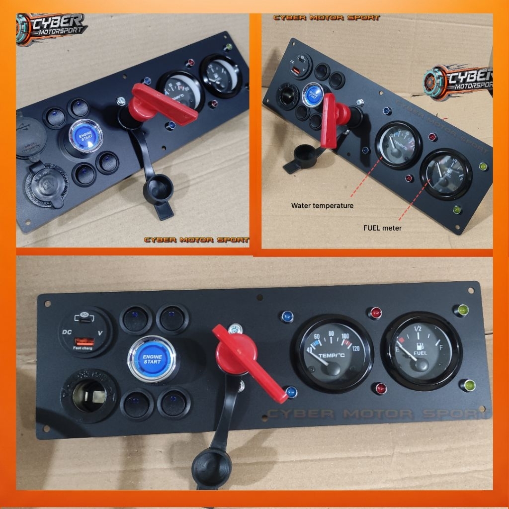 Jual Gauge dashboard instrument cluster triple gauge. indikator mobil ...