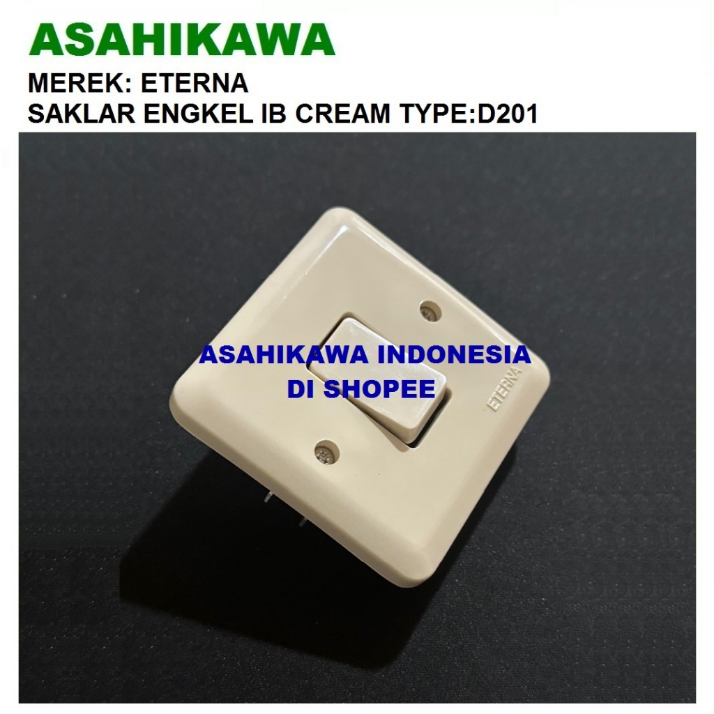 Jual Eterna Saklar Engkel Model Newgee Inbow D201 | Shopee Indonesia