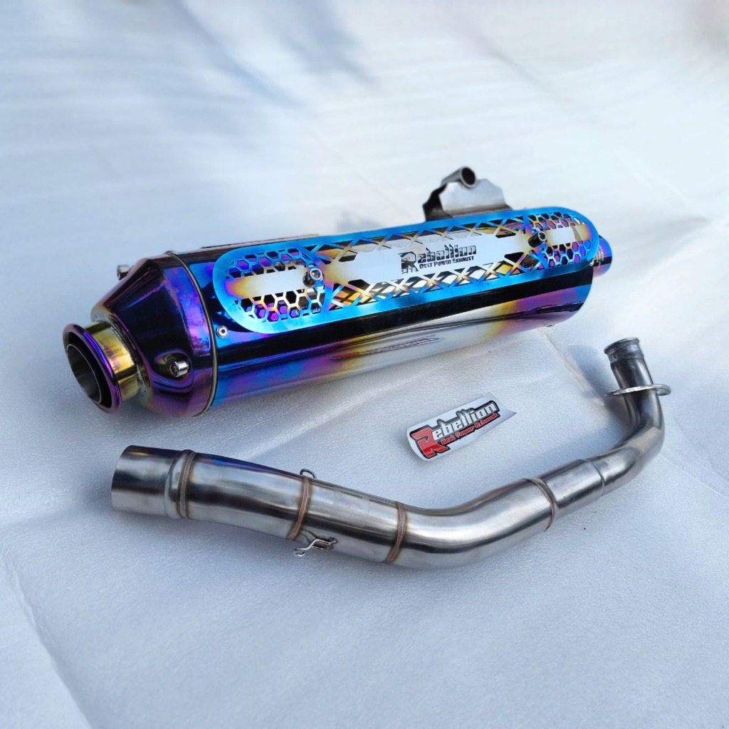 Jual Knalpot Standar Racing Original Rebellion Nmax Aerox Pcx Vario ...