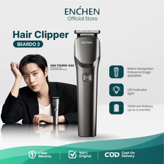 ENCHEN Beardo 2 Smart Trimmer Electric Shaver Type-C 5W 1200mAh Alat Cukur Elektrik Rambut Jenggot