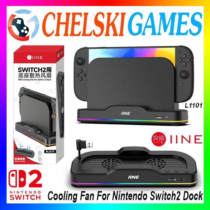 Jual IINE Cooling Fan for Nintendo Switch 2, Dual-Fan Cooling with ...