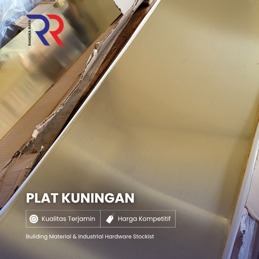 Jual PLAT KUNINGAN 10MM X365X1200MM | Panjang 1,2M Bahan Material ...