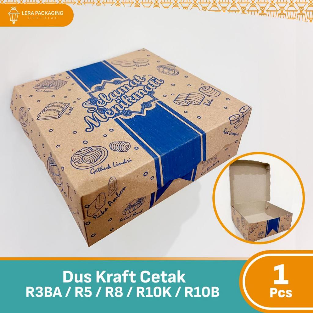 Jual Kotak Dus Kraft Coklat PRINTING/Kotak Dus Nasi/Kotak Dus Nasi ...
