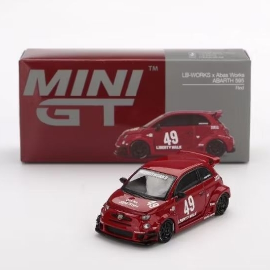 Jual MiniGT LB-WORKS x Abas Works Abarth 595 Red LBWK | Shopee Indonesia