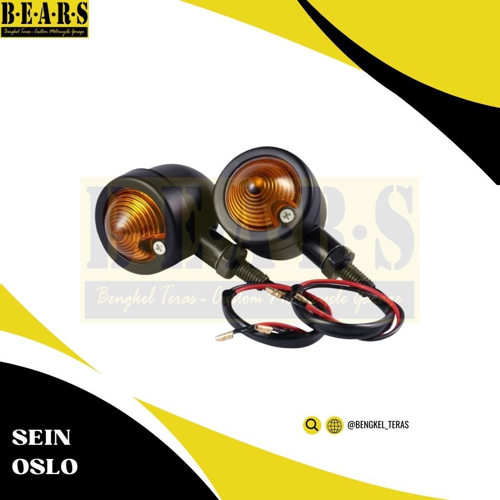 Jual Lampu sein sign motor custom bulat besi besar | Shopee Indonesia