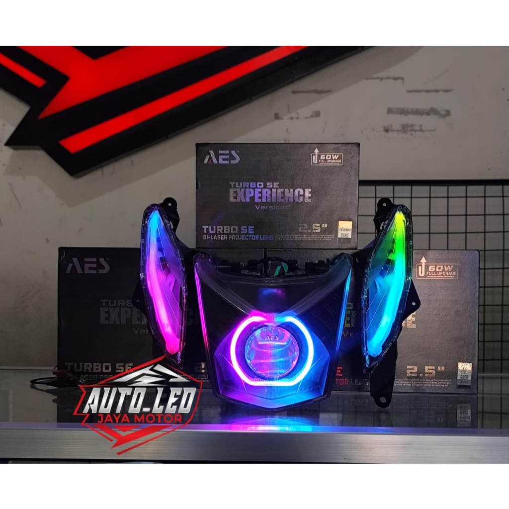 Jual BILED BEAT FI CUSTOM BILED AES TURBO SE EXPERIENCE V2 LENGKAP ALIS ...
