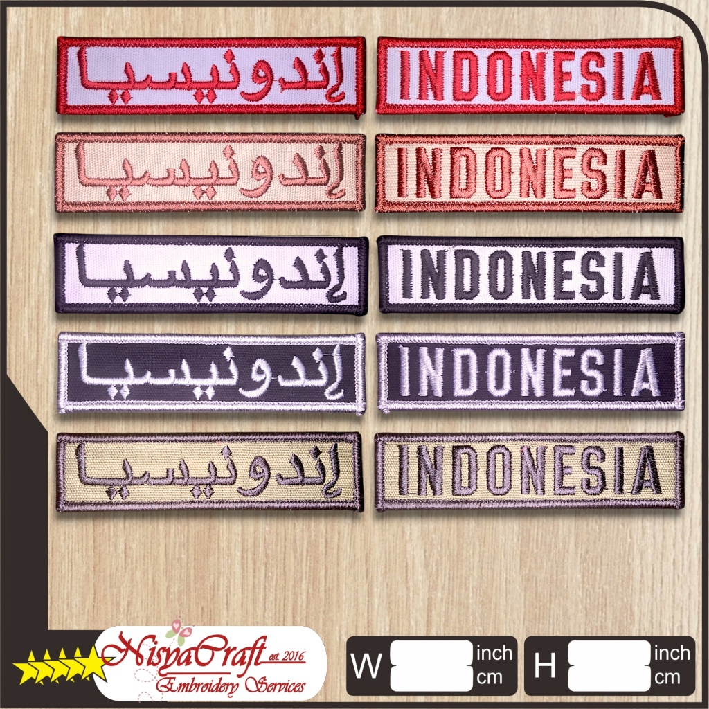 Jual NCEP0120-047- IDN Tab Indonesia nama dada | Tactical | Patch ...