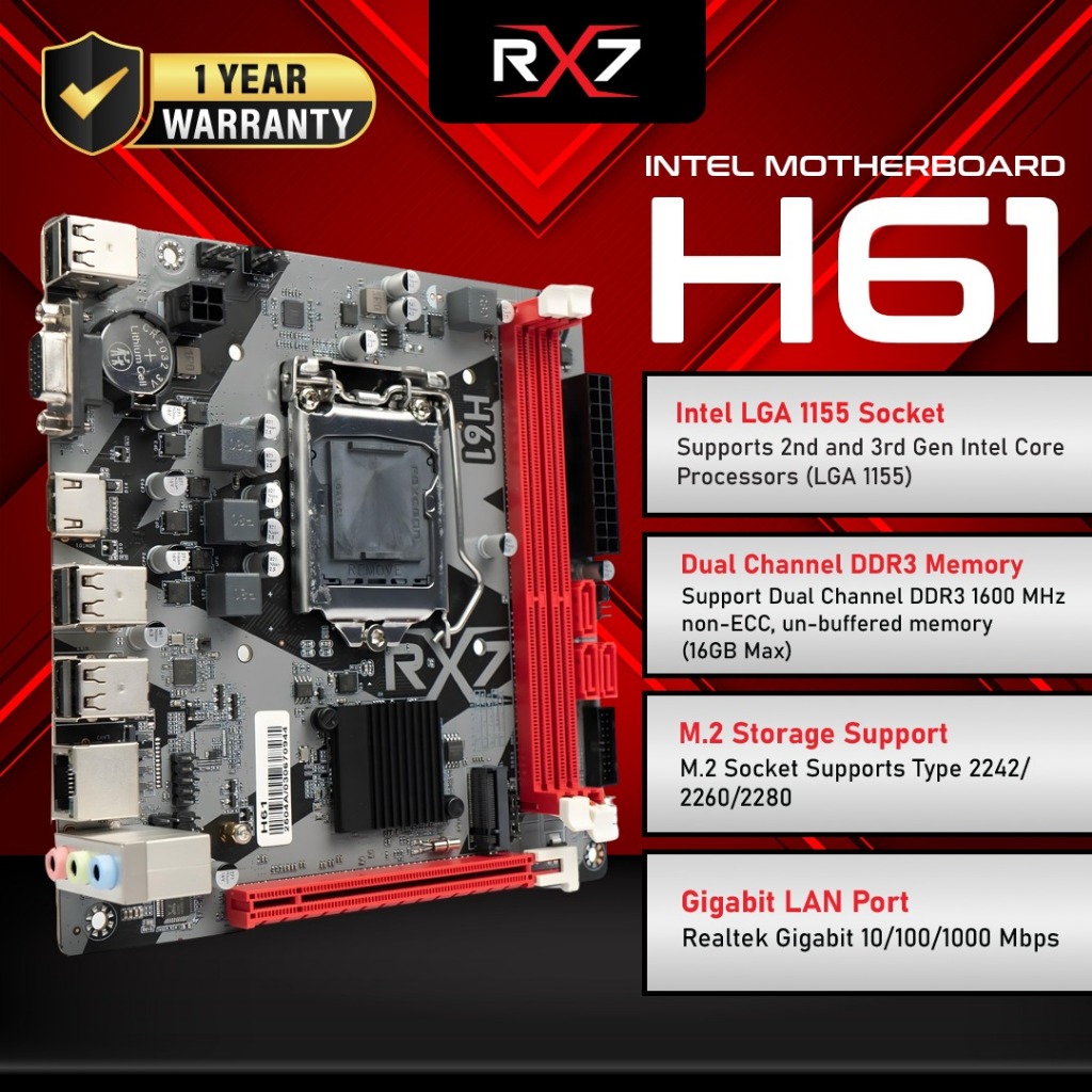 Jual Motherboard H61 Terlengkap & Harga Terbaru Juni 2026 | Shopee ...