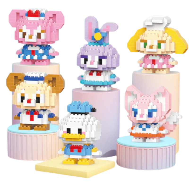 Jual NAN MEI W2601 Mainan Anak Bricks Susunan Blok Bangunan Mini Kartun ...