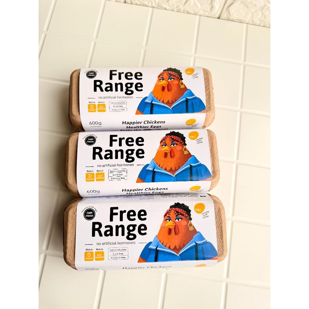 Jual Telur Free Range Tamago Free Range 3 Pack | Shopee Indonesia