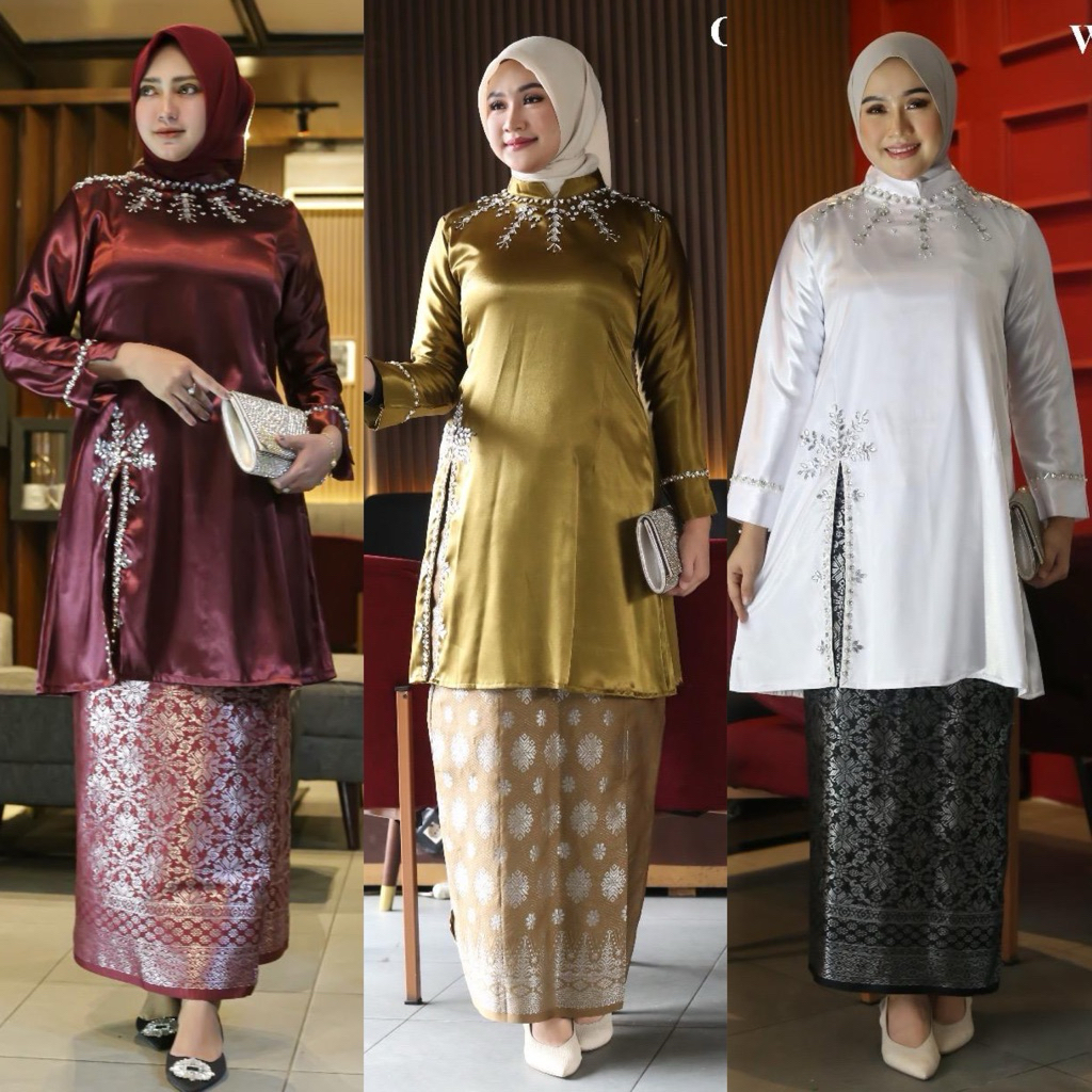 Jual TUNIK ROSALIE/TUNIK BRIDAL/TUNIK PAYET/TUNIK PESTA/KEBAYA MODERN ...