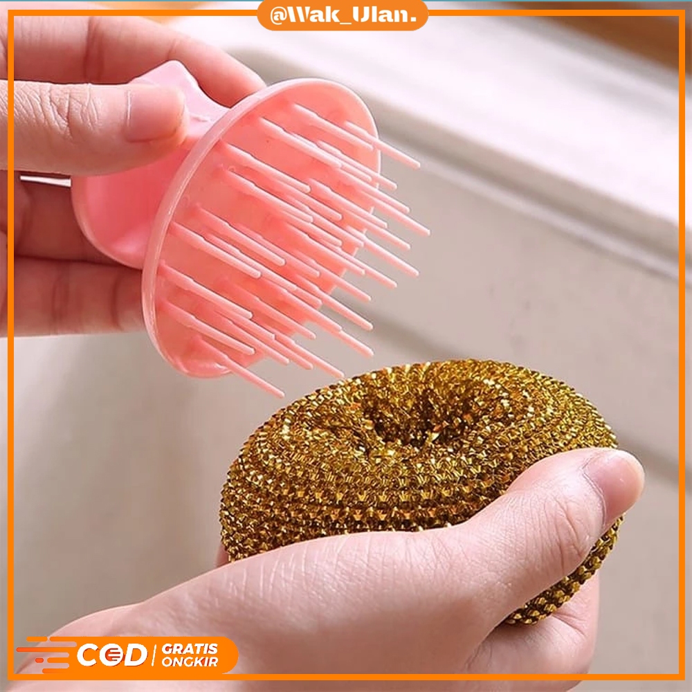 Jual Spon Spons Kawat Cuci Piring Stainless Steel besi Sponge Dapur ...
