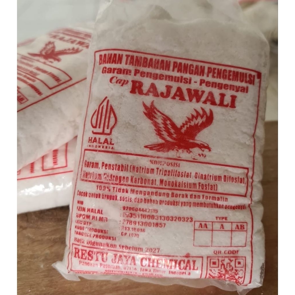 Jual Garam Pengemulsi/Garam Pengenyal/Obat Puli Cap Rajawali PUTIH 1kg ...