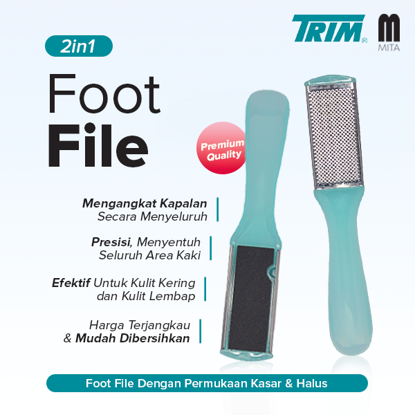 Jual TRIM alat asah kaki foot file/ 12-37FC | Shopee Indonesia