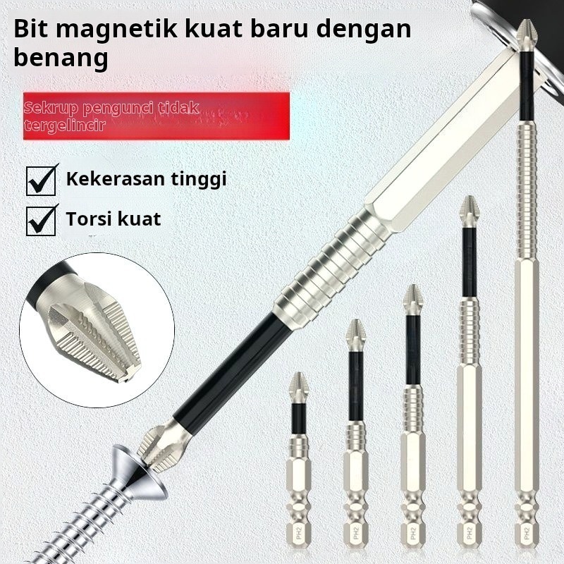 Jual TC Tools/Set 5 Pcs/Mata Obeng/Anti Selip/ hillips Bit Magnet Kuat ...