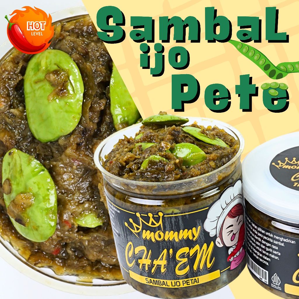 Jual Sambal Ijo Pete Sambel Ijo Jengkol Cabe Cabai Hijau Pedas Halal ...