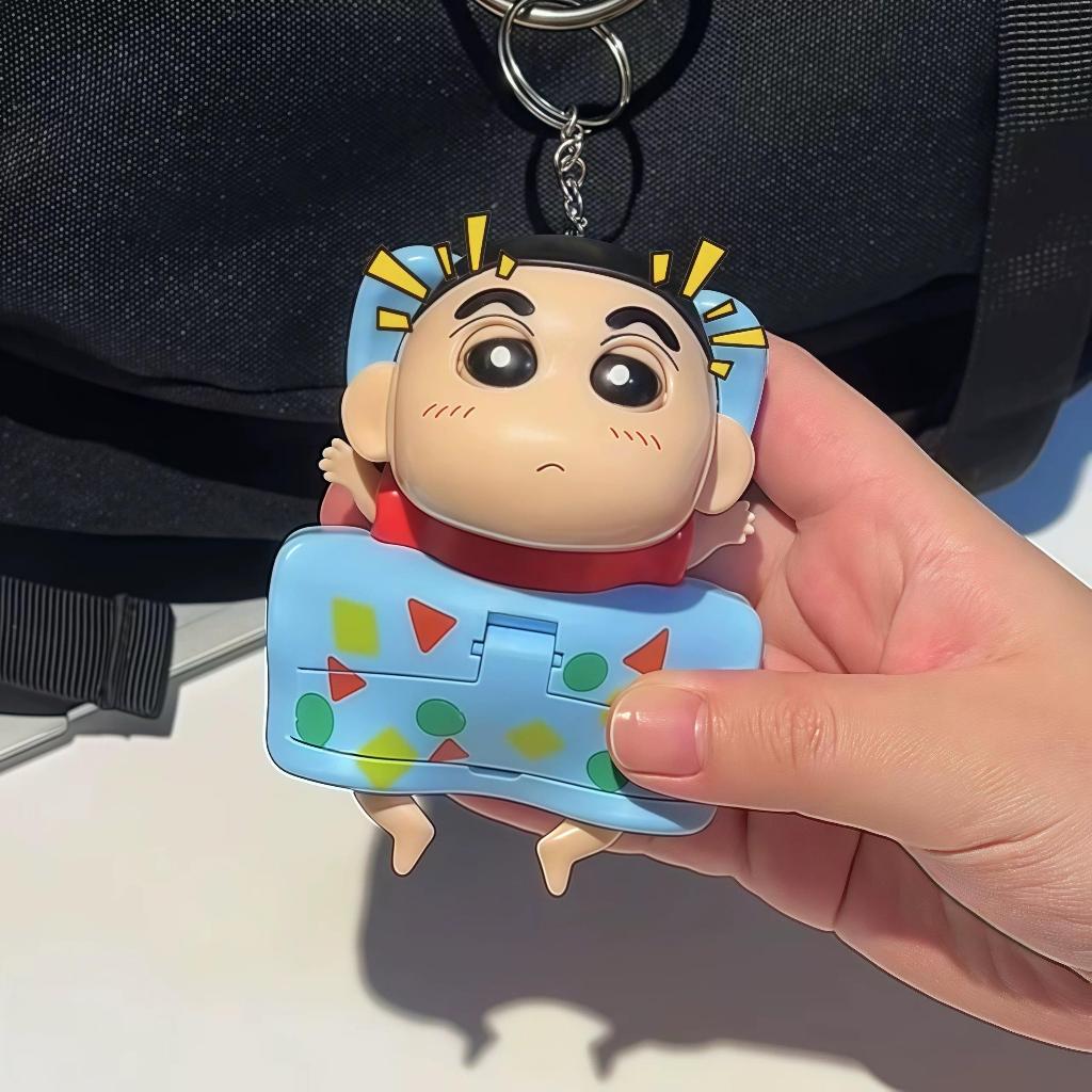 Jual Keychain Dual Fungsi Phone Holder Sinchan / Gantungan Kunci ...