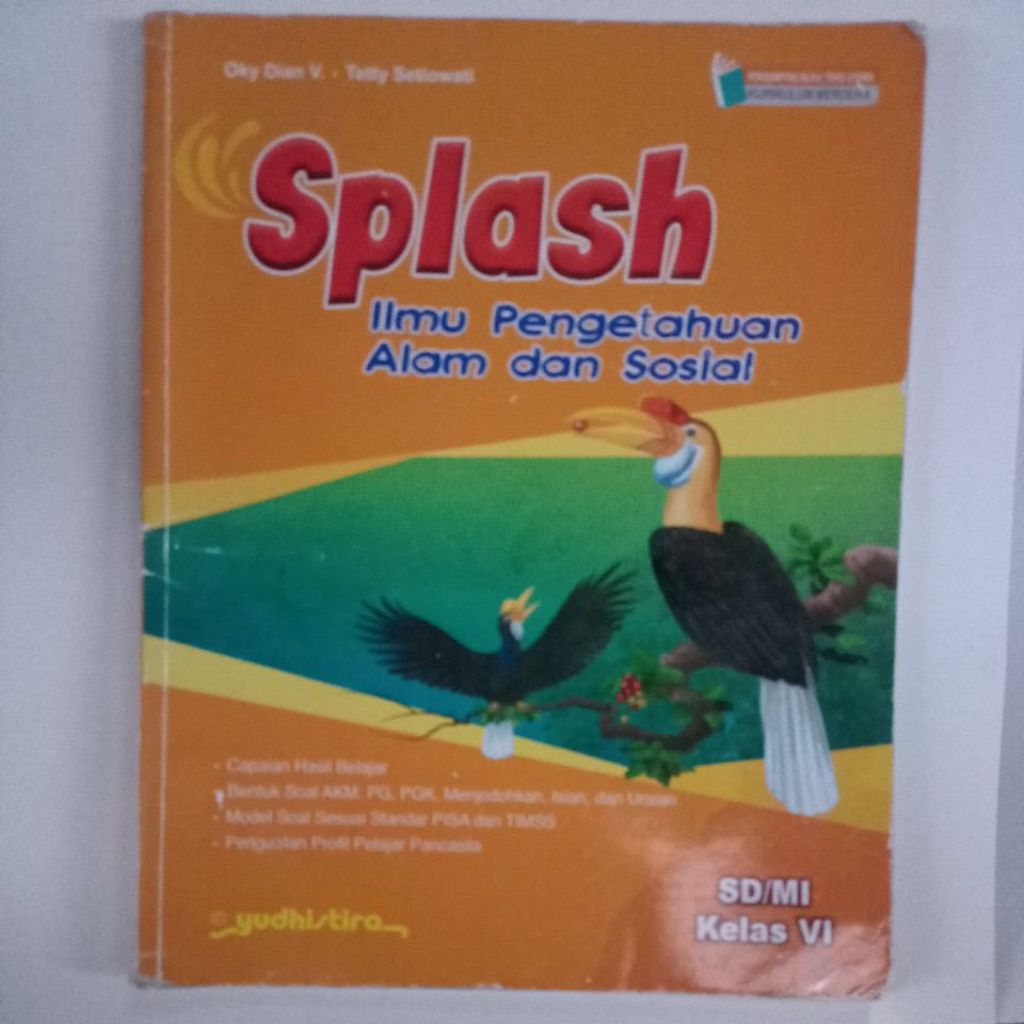 Jual buku Splash IPAS. ilmu pengetahuan alam dan sosial kelas 6 SD ...