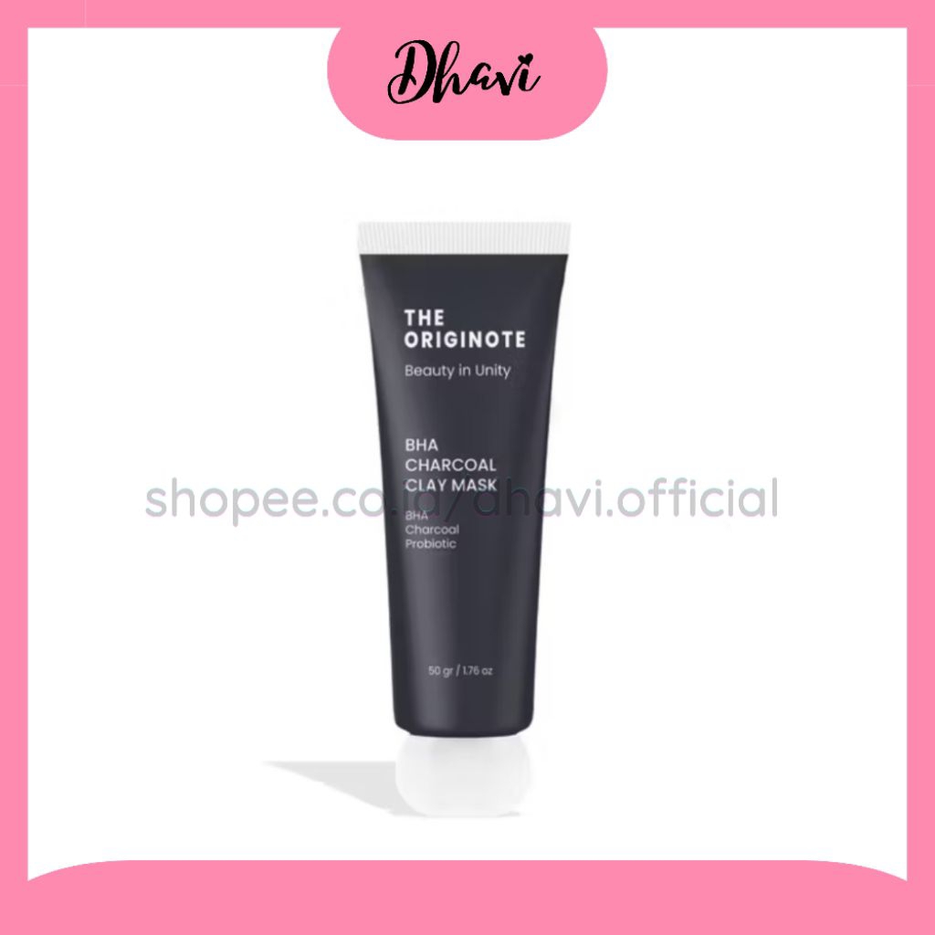 Jual THE ORIGINOTE Clay Mask Charcoal BHA Masker Wajah Probiotic ...