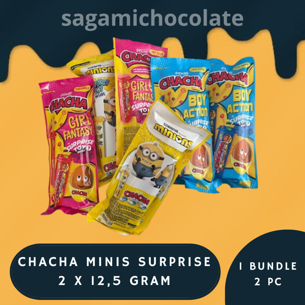 Jual CHA CHA MINIS SURPRISE 2 x 17 GR FREE TOY ( 1 PC ) | Shopee Indonesia